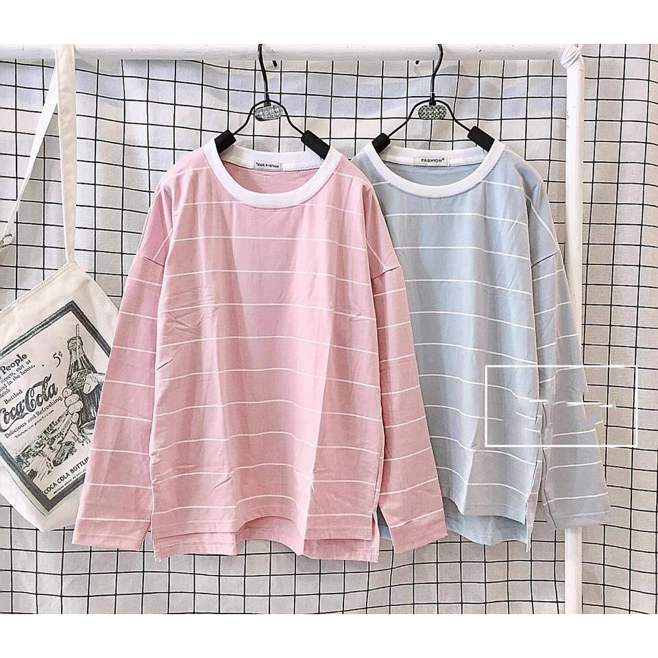 🔥BEST SELLER🔥: ÁO THUN TAY DÀI SỌC DẺO UZZANG SIÊU XINH | BigBuy360 - bigbuy360.vn