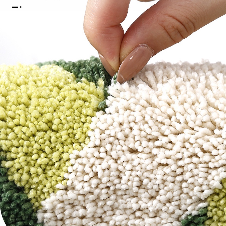 Thảm lau chân chùi chân trải sàn nhà bếp phòng khách trang trí Moonhome thấm hút chống trượt kích thước 40x60 và 50x80cm