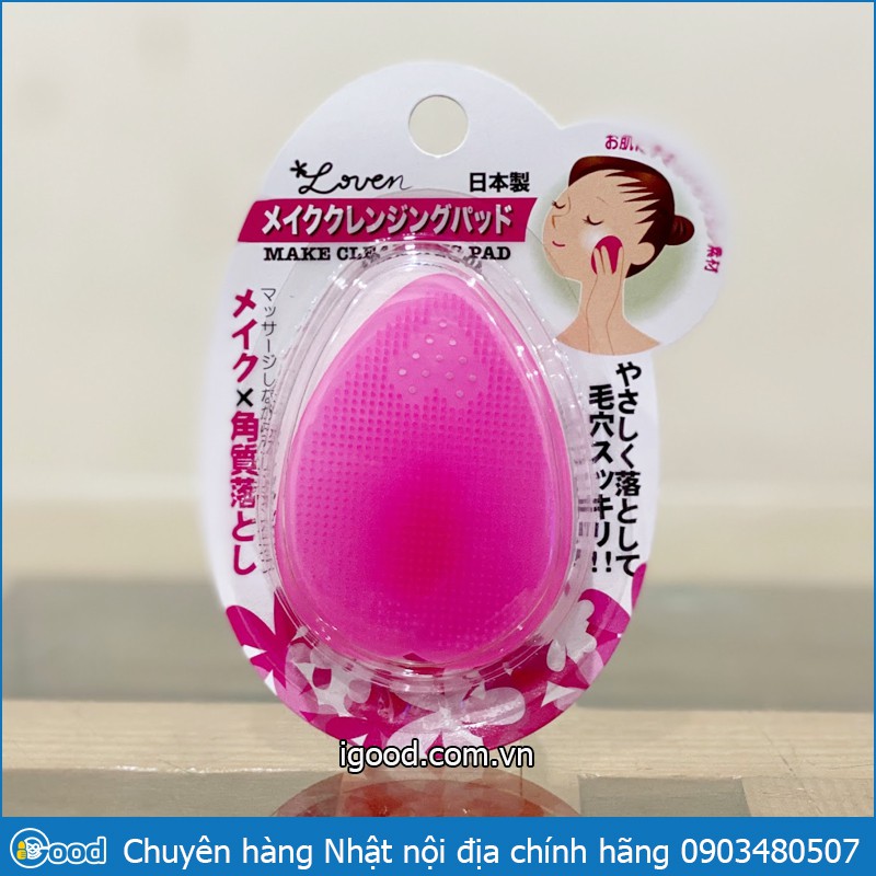 Miếng rửa mặt Silicon Loven Make Cleasing Pad Nhật Bản