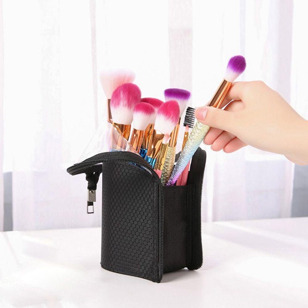 Túi Đựng Mỹ Phẩm Trong Suốt Hình Bán Nguyệt Chống Thấm Nước