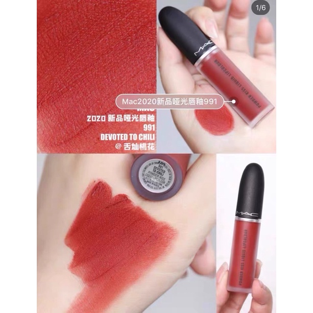 Son kem lì M.A.C Power Kiss Liquid Lipstick- Devoted to Chili, Sorry not Sorry, Mull It Over