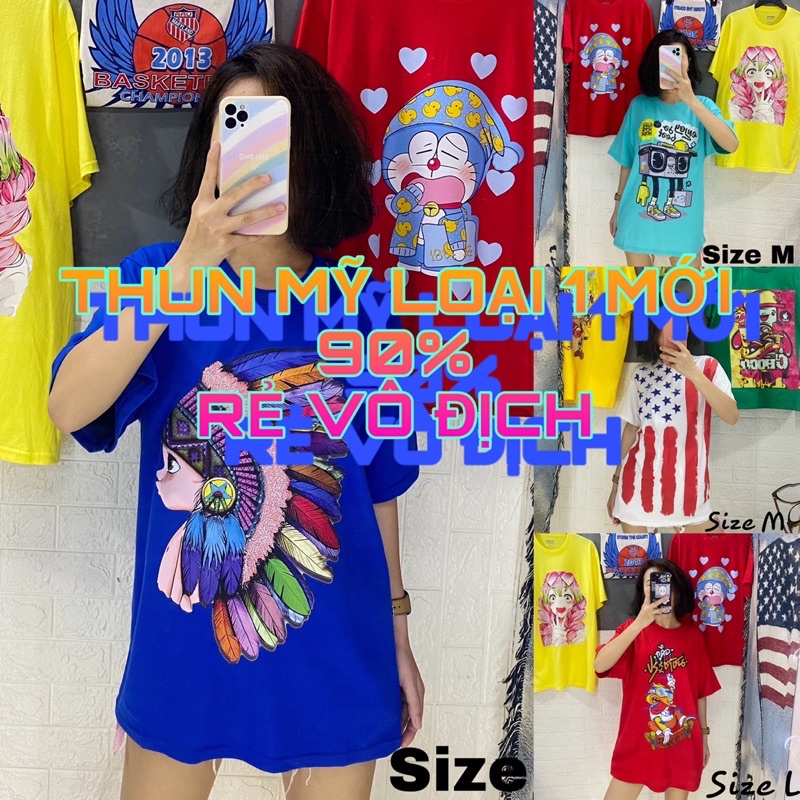 ÁO THUN MỸ UNISEX LOẠI 1 💥 ĐỘ MỚI 90% - 99% 💥 BAO ĐỒI TRẢ 💥