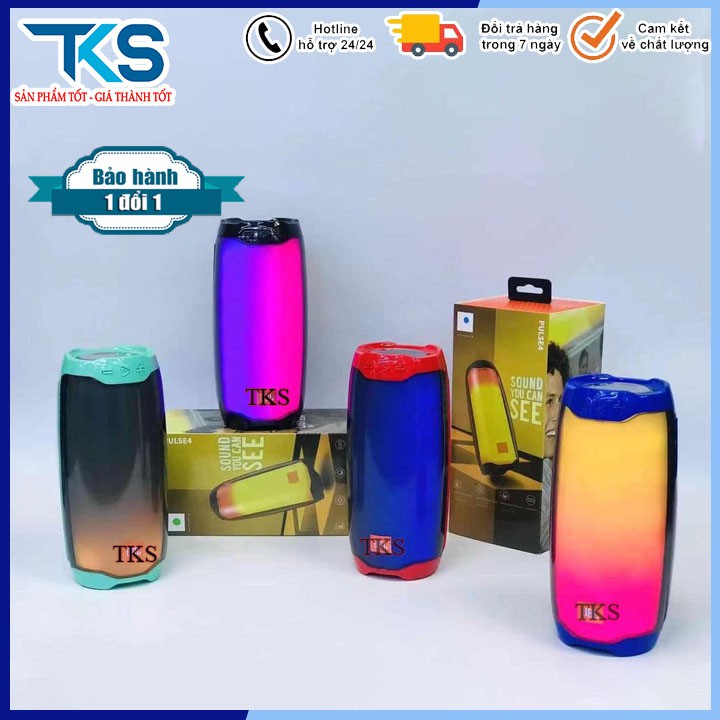 Loa Bluetooth Pluse4 Chuẩn Có Bass full led âm thanh chuẩn speaker