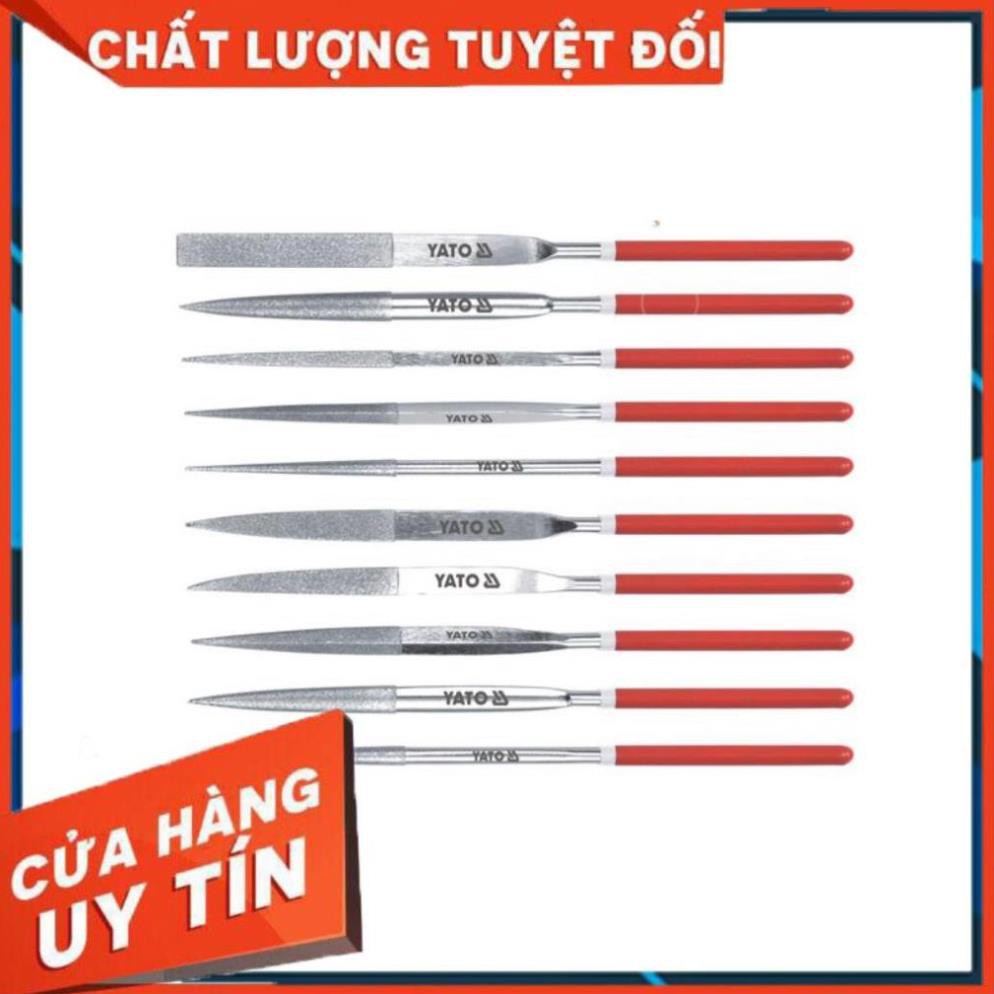 (CHÍNH HÃNG) Đồ Nghề Yato Balan. Bộ giũa kim 10 chi tiết Yato YT-6151