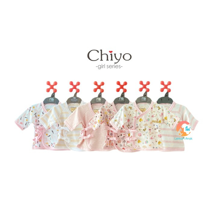Bộ 3 đồ Kimono tay dài mềm mại cao cấp cho bé sơ sinh R8L5 CHIYO