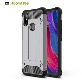 2-layer TPU + PC phone case comprehensive protection for Xiaomi Mi 8 SE