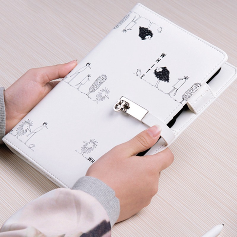 【FS】A5 Notepad Loose-Leaf Notebook Office Student Business Gifts White #7