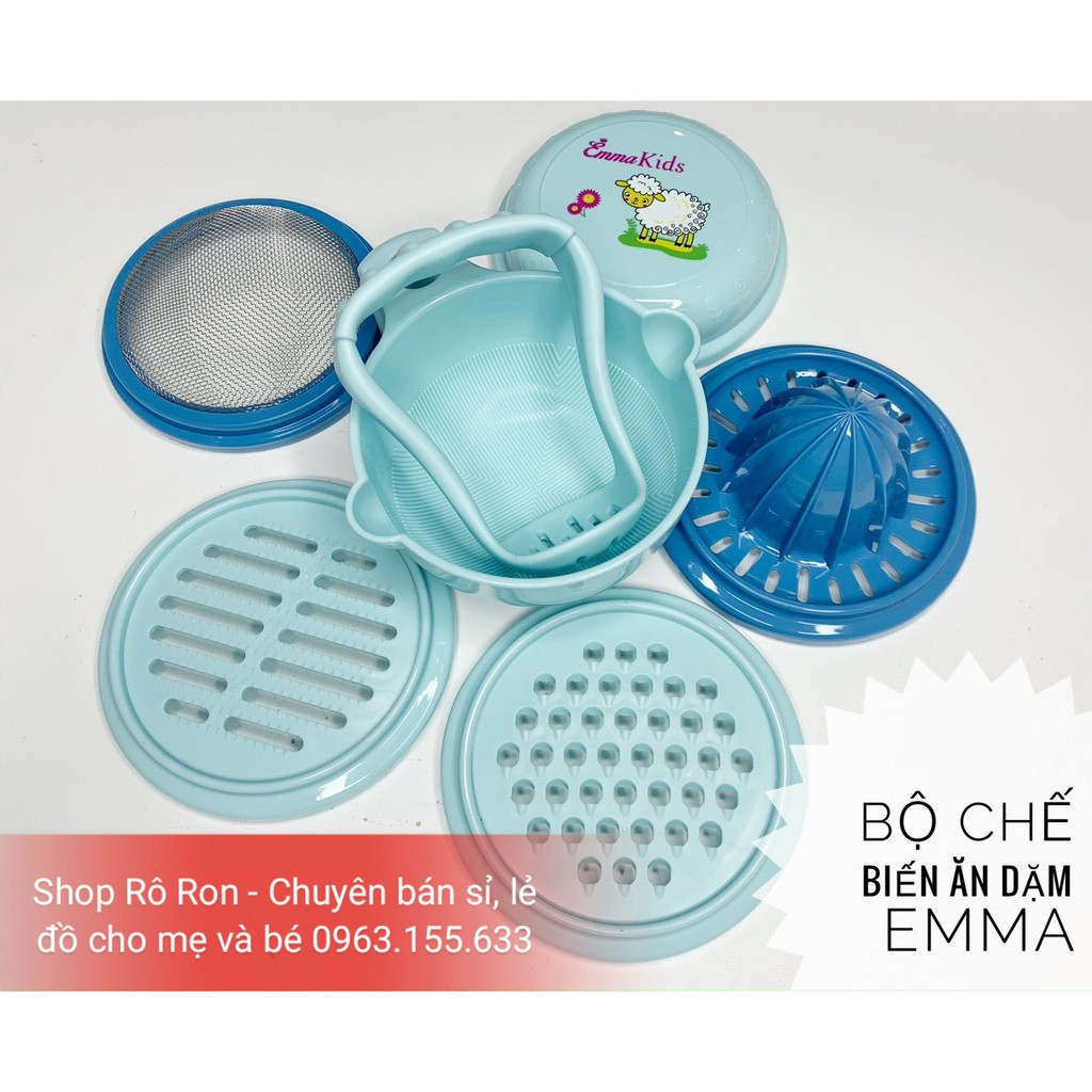 SET CHẾ BIẾN ĂN DẶM EMMA 7 CHI TIẾT