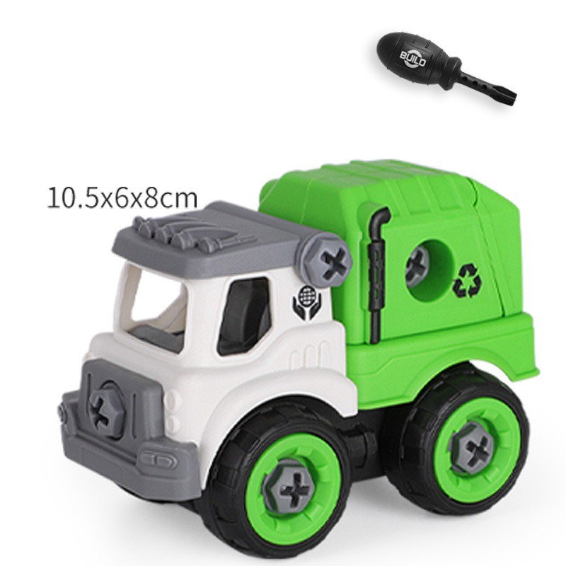 Xe đồ chơi mô hình ô tô tháo lắp dễ dàng hiệu Híp's Toys MODEL 996D bằng nhựa