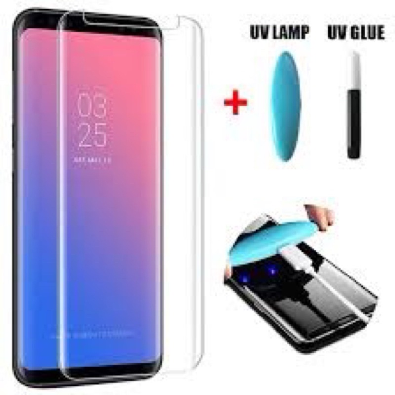 kính cường lực sam sung S8, S7 edge full keo Tia UV cao cấp