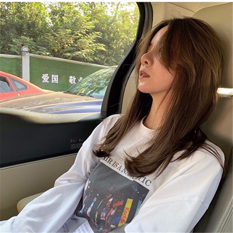 Áo Thun Tay Dài Dáng Rộng In Họa Tiết Thời Trang Mùa Thu Mới Cho Nữ