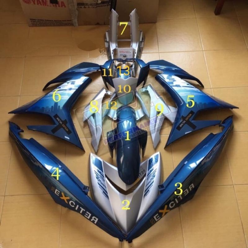 Dàn áo Exciter 150 Bình Minh Limited (2019-2020) Chính Hãng Yamaha