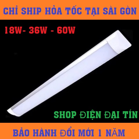 Bộ đèn LED bán nguyệt ốp tường thay thế bộ máng đèn tuýp đã lỗi thời. BH 1 năm