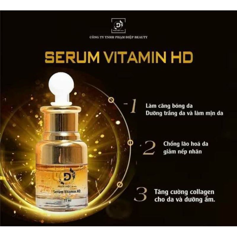 Serum vitamin hd chính hãng 100% dưỡng da căn bóng