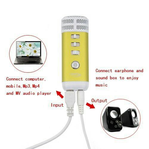 MIC KARAOKE CHO SMARTPHONE LAPTOP TEANA KTV I9