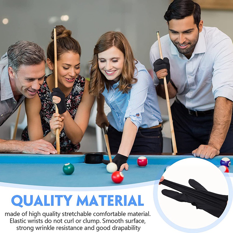 Găng Tay Trái / Phải 3 Ngón Chơi Bida Thông Dụng