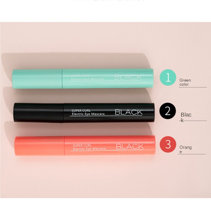 Mascara Đầu Cọ Nhỏ 3 Màu Sắc Tùy Chọn Kháng Nước Chống Mồ Hôi Chuốt Dài/Dày/Cong Mi Không Lem Nhòe