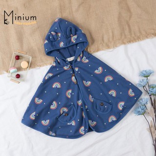 Áo Chống Nắng Cản Tia UV Cho Bé Gái,Trai Mẫu Cánh Dơi Chất Liệu Cotton Mềm Mịn Ponchoni Từ 0 Tháng-6 Tuổi-Minium  ྆