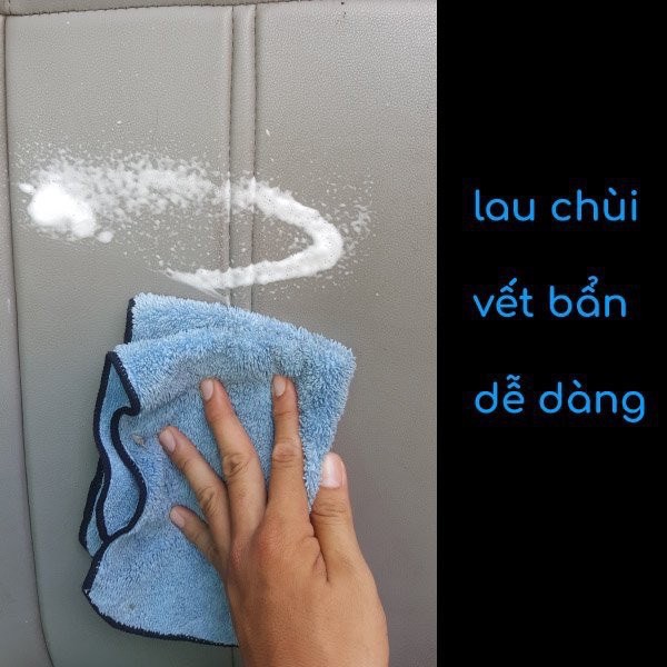 Chai xịt vệ sinh nội thất ghế da - Xịt bọt đa năng vệ sinh ghế da nội thất màu xanh Dyramid 650ml
