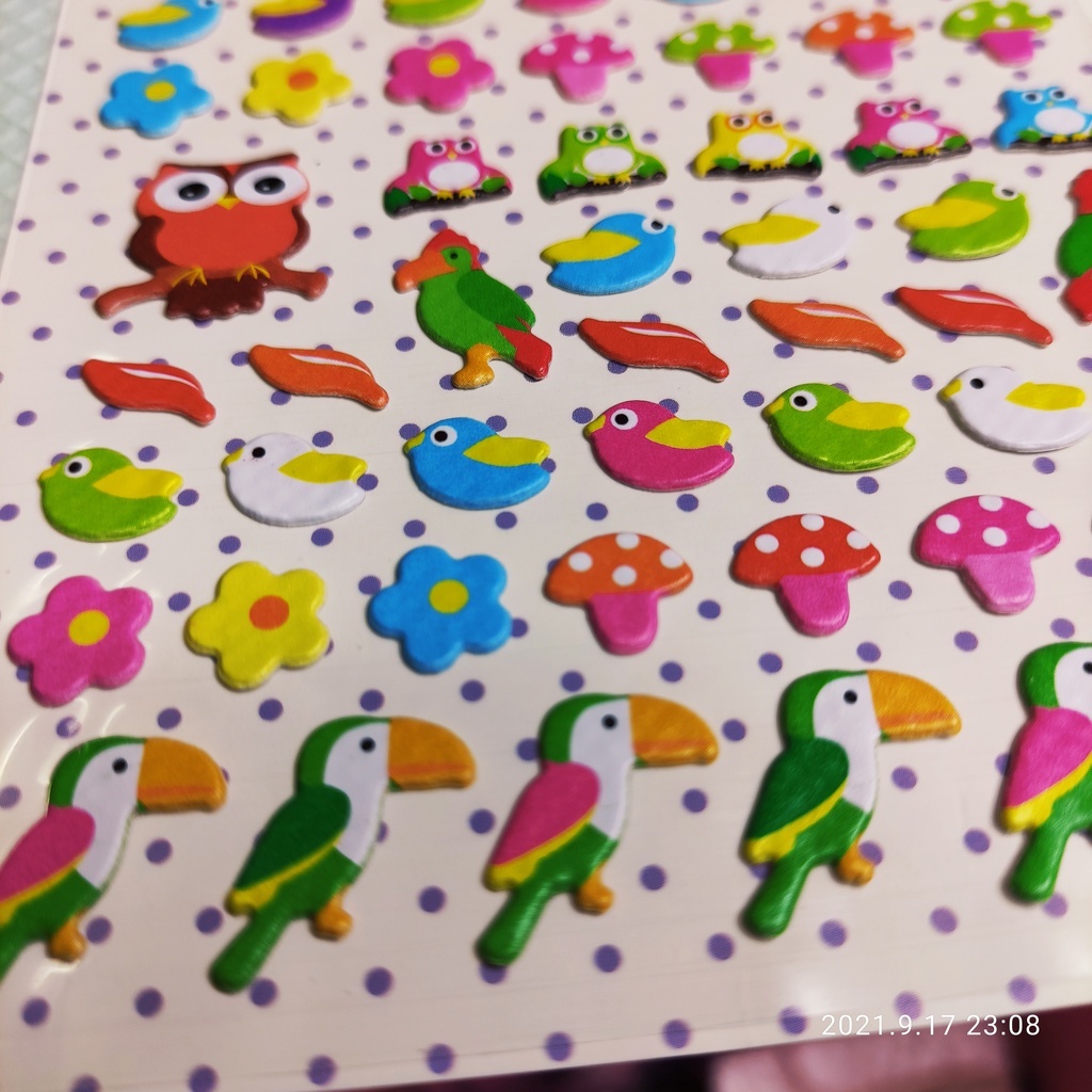 Sticker BIRD gồm các hình dán chú chim đáng yêu[S43] rất dễ thương sử dụng trang trí đồ vật - LUCKY SHOES VN