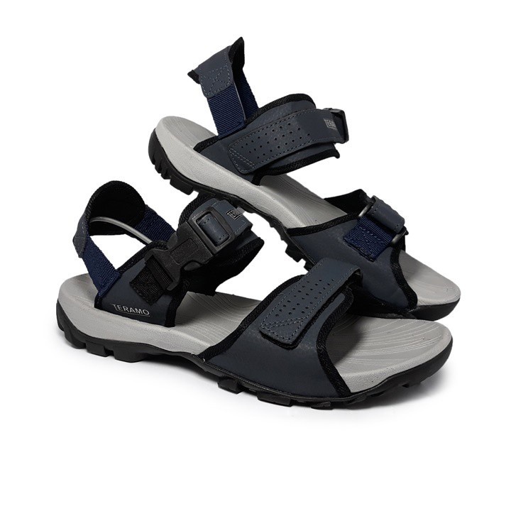 Giày Sandal Teramo quai ngang - TRM27 xanh đen -new221
