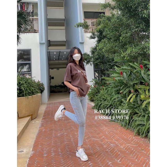 [RÁCH STORE] Quần Jean Ôm Cắt Lai 152