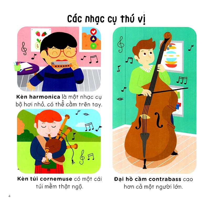 Sách - Nhà Thông Thái Nhỏ Larousse - Em Yêu Âm Nhạc