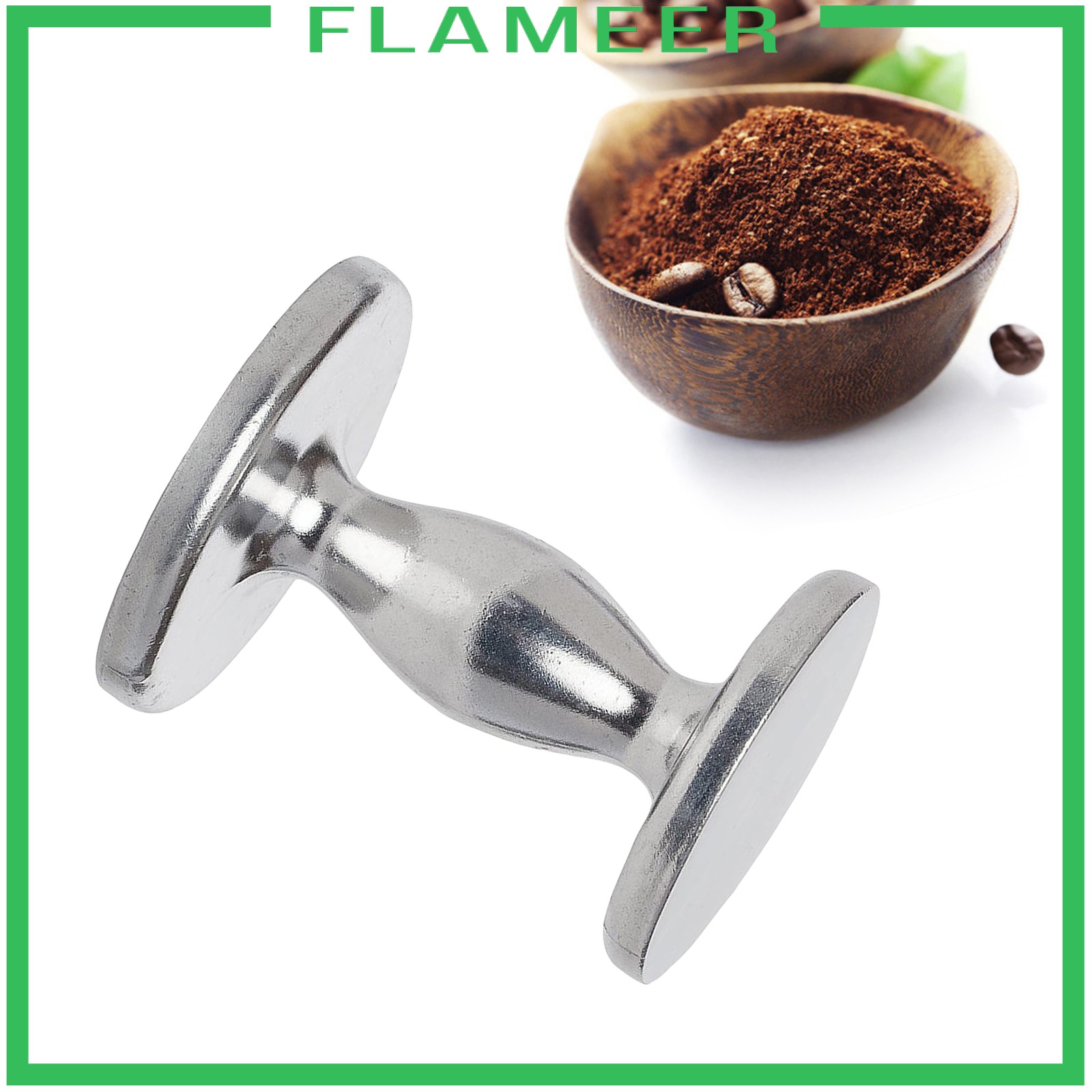 [FLAMEER] Stainless Steel Dual Sided Espresso Tamper 51mm / 58mm