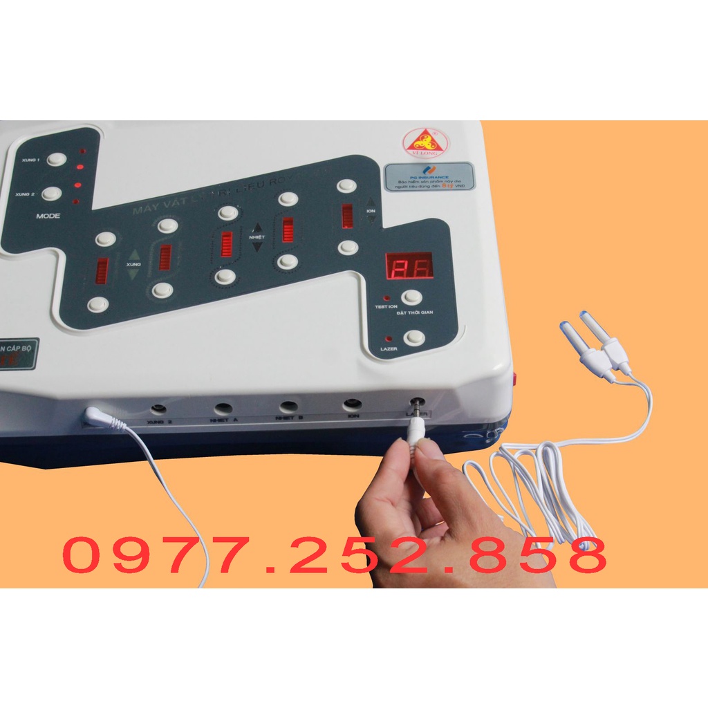 đầu laser 2 bóng của máy vật lý trị liệu Royal , máy vĩ long