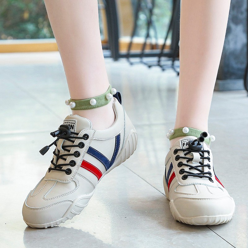 Giày Lười Bằng Da Đế Bằng Thiết Kế Thể Thao Trẻ Trung Năng Động | BigBuy360 - bigbuy360.vn