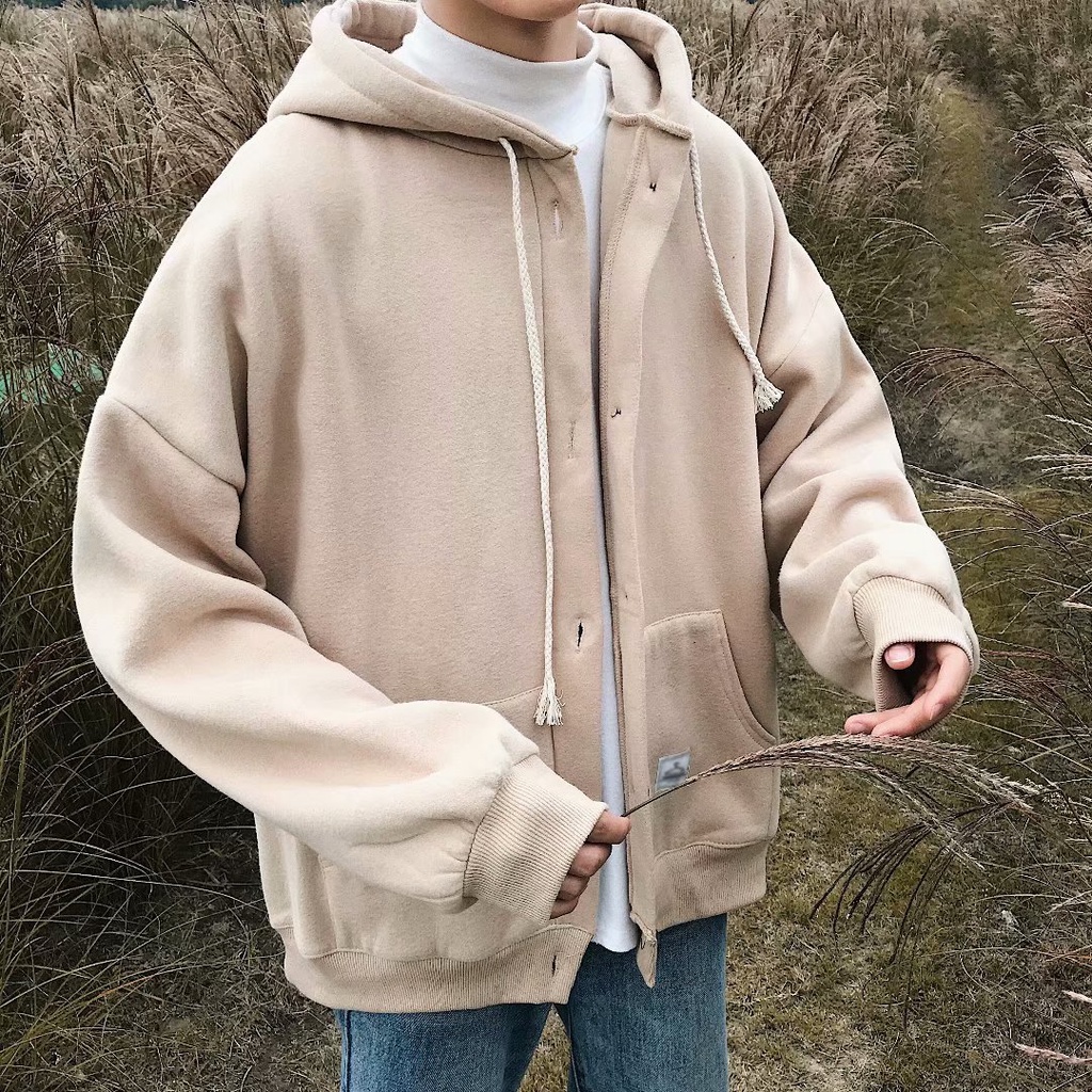 Áo Khoác Hoodie Tay Dài Thời Trang Cho Nam Size M-4Xl