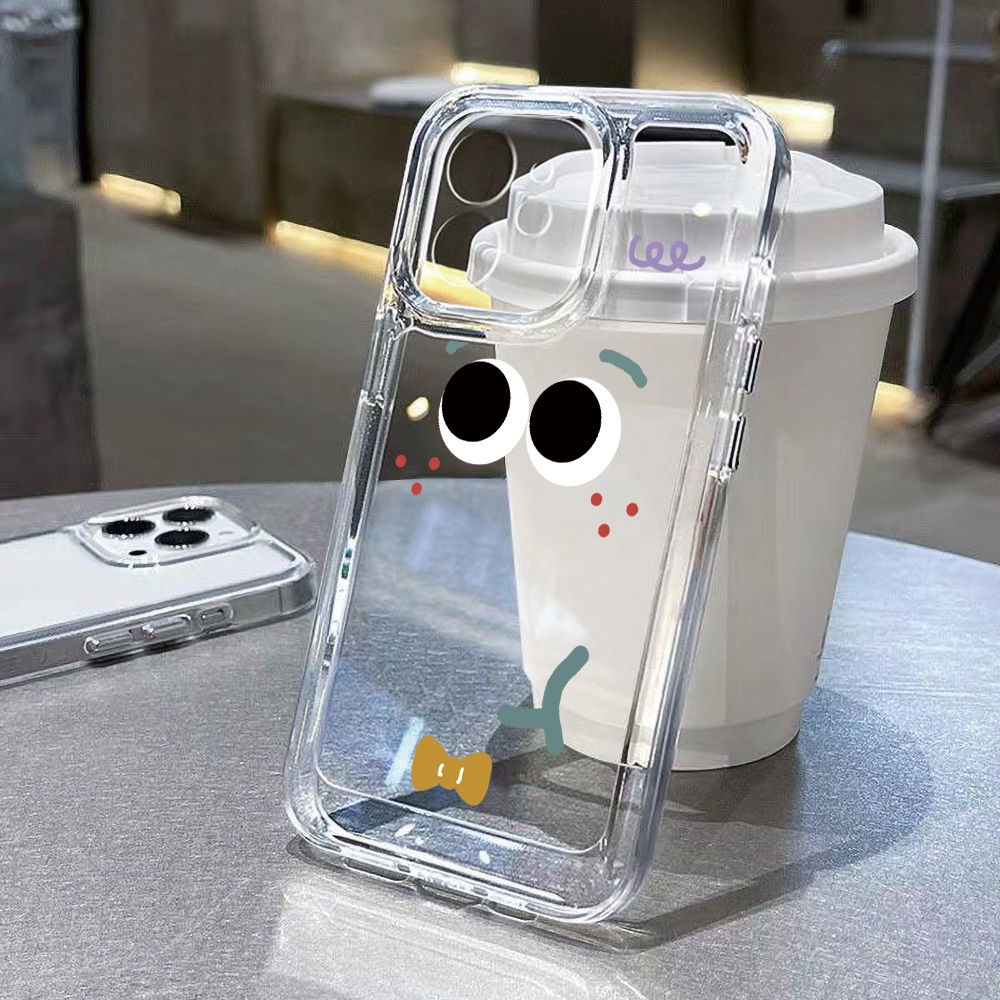 Ốp Điện Thoại TPU Acrylic Trong Suốt Chống Sốc Cho iPhone 11 Pro Max 13 Pro 12 Pro XS Max XR X 8 Plus 7 Plus SE 2020 2022
