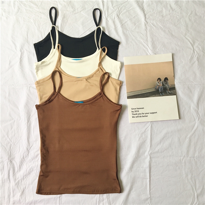 Áo Hai Dây Màu Trơn Màu Đơn Giản 20223