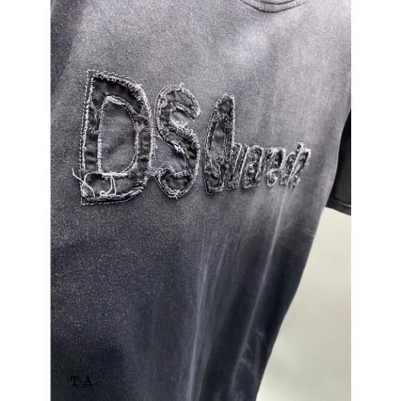 Áo Phông DSQ Loang Chữ Thêu Cho Nam - Áo DSQ Nam Cao Cấp