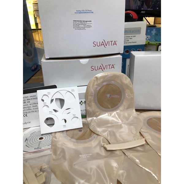 ❤️[COMBO 10 CÁI] Túi hậu môn nhân tạo 1 một mảnh liền đế trong suavita 7610 túi phân trong một mảnh 