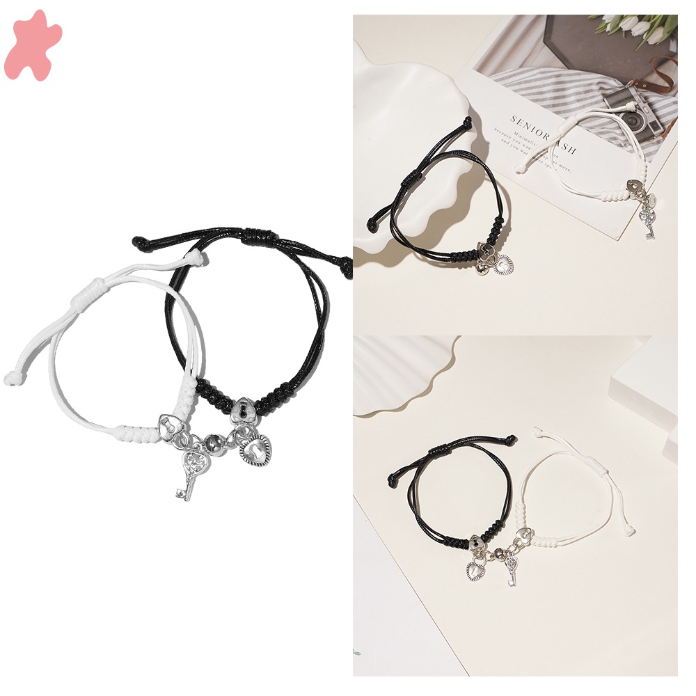 ★★★1 Cặp Vòng Tay Nam Châm Hút Mồ Hôi Bằng Sắt Hình Trái Tim Phong Cách Hàn Quốc Đơn Giản Dễ Phối Đồ Cho Nam Và Nữ