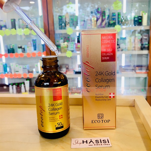 Serum Chống LÃo Hóa Da Vàng 24K GOLD COLLAGEN ECOTOP 50ML