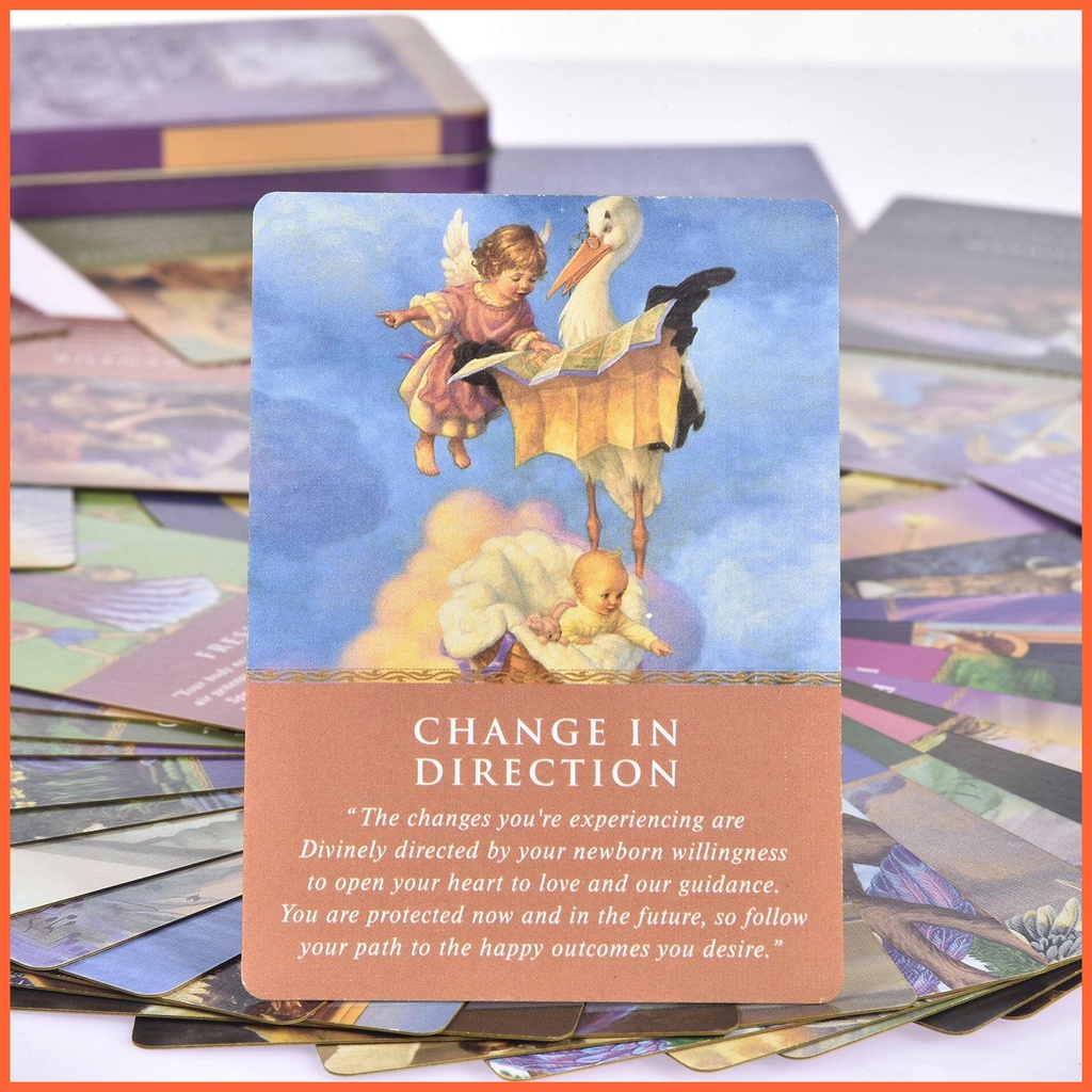 Bộ 44 Thẻ Bài Tarot Hàng Ngày Cổ Điển Từ Thiên Thần Bạn Giải Trí Cho Người Mới Bắt Đầu