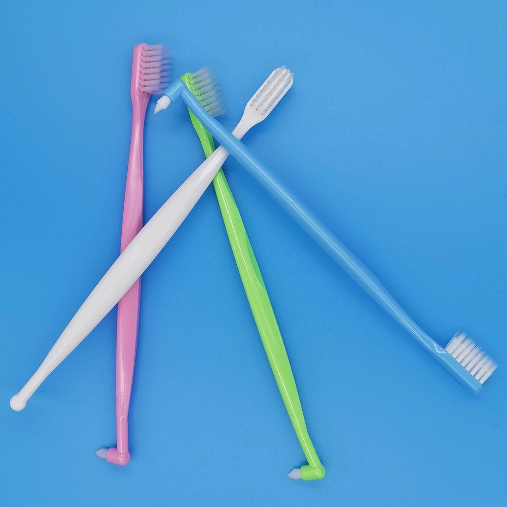 Bàn Chải Đánh Răng Chỉnh Nha Hai Đầu Vệ Sinh Răng Miệng Cho Nam Nữ