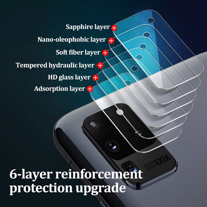 Vòng Kim Loại + Kính Cường Lực Bảo Vệ Camera Sau Cho Samsung Galaxy S20 Plus S20 Ultra Note 20 Ultra