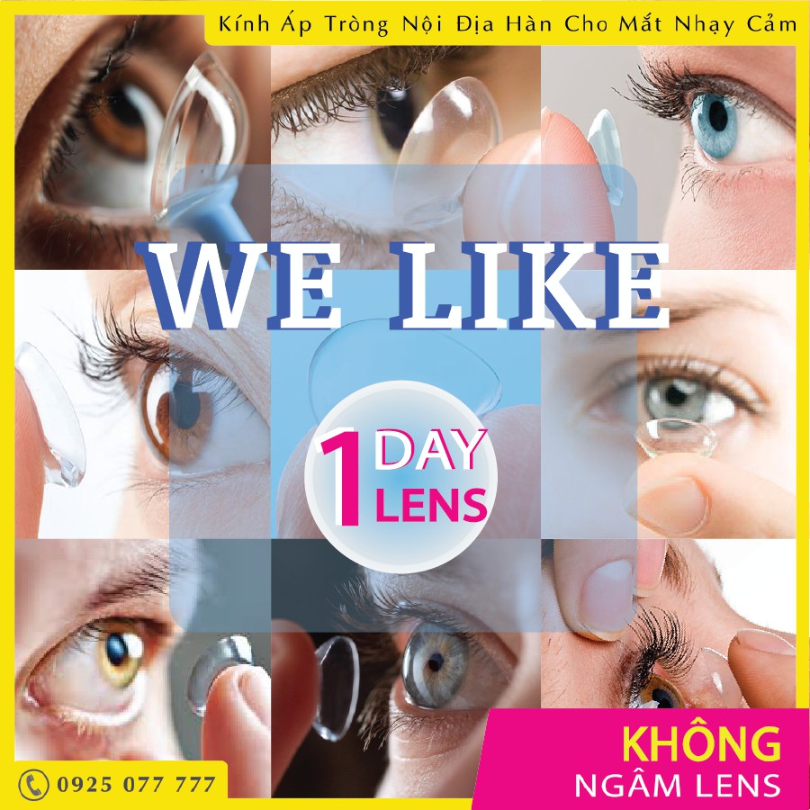 Lens trong suốt dùng 1 lần Sofclear Gelflex & Sport Clear - Kính áp tròng 1 ngày không màu đeo 12 giờ | ann365 Lens