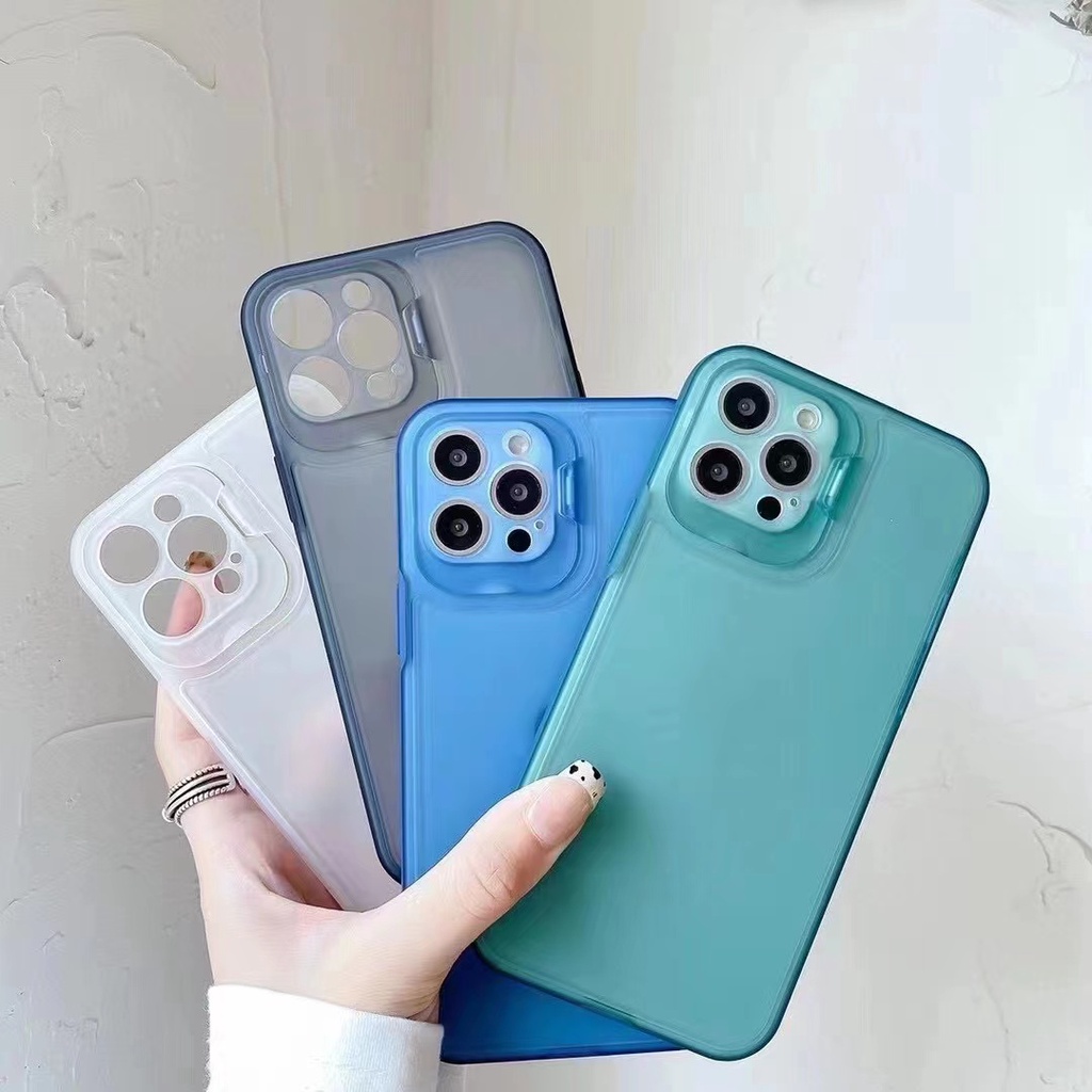 Ốp Điện Thoại Silicone Kèm Giá Đỡ Ẩn Cho iPhone 11 11Pro 11promax xs xr xsmax 7 / 8SE2020 7 / 8 plus