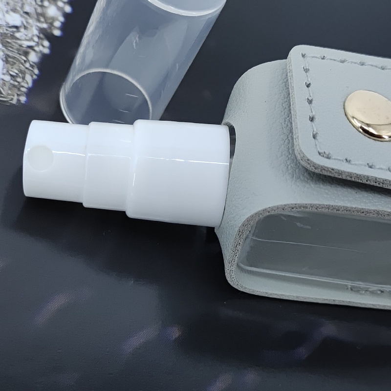 Bình xịt tinh dầu bình xịt mỹ phẩm đựng nước hoa phun sương Chai xịt cồn bọc da có móc khóa tiện dụng 30ml