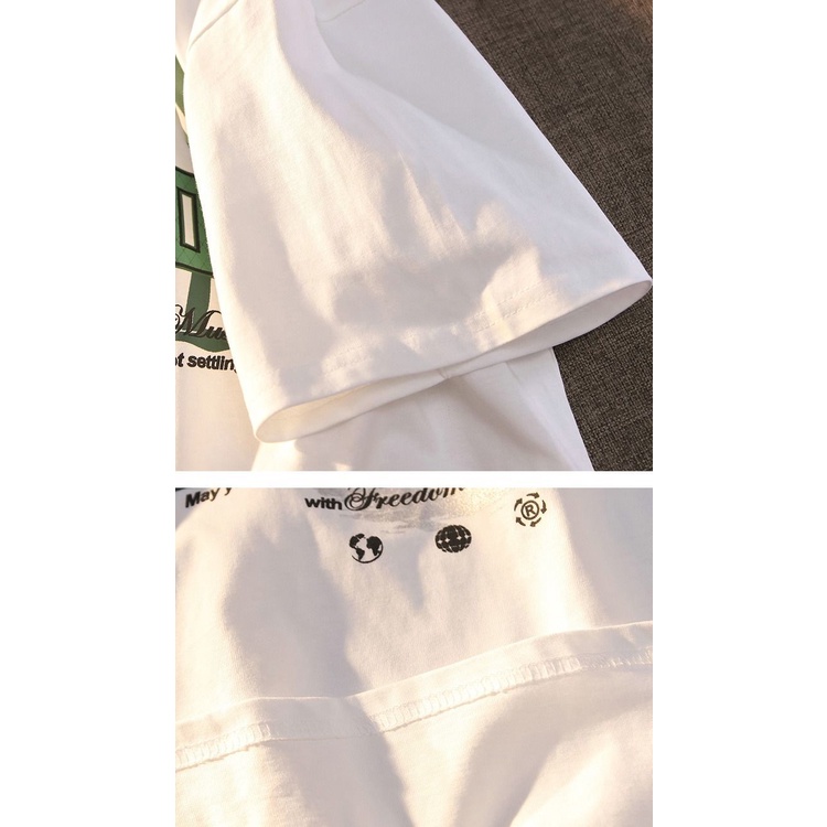 Áo Thun Tay Ngắn In Hình Thời Trang Cá Tính