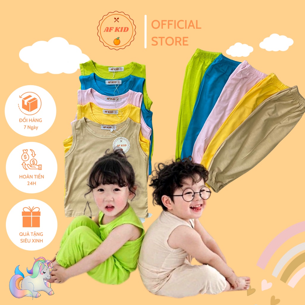 Bộ Alibaba cho bé siêu dễ thương - Chất thun trơn
