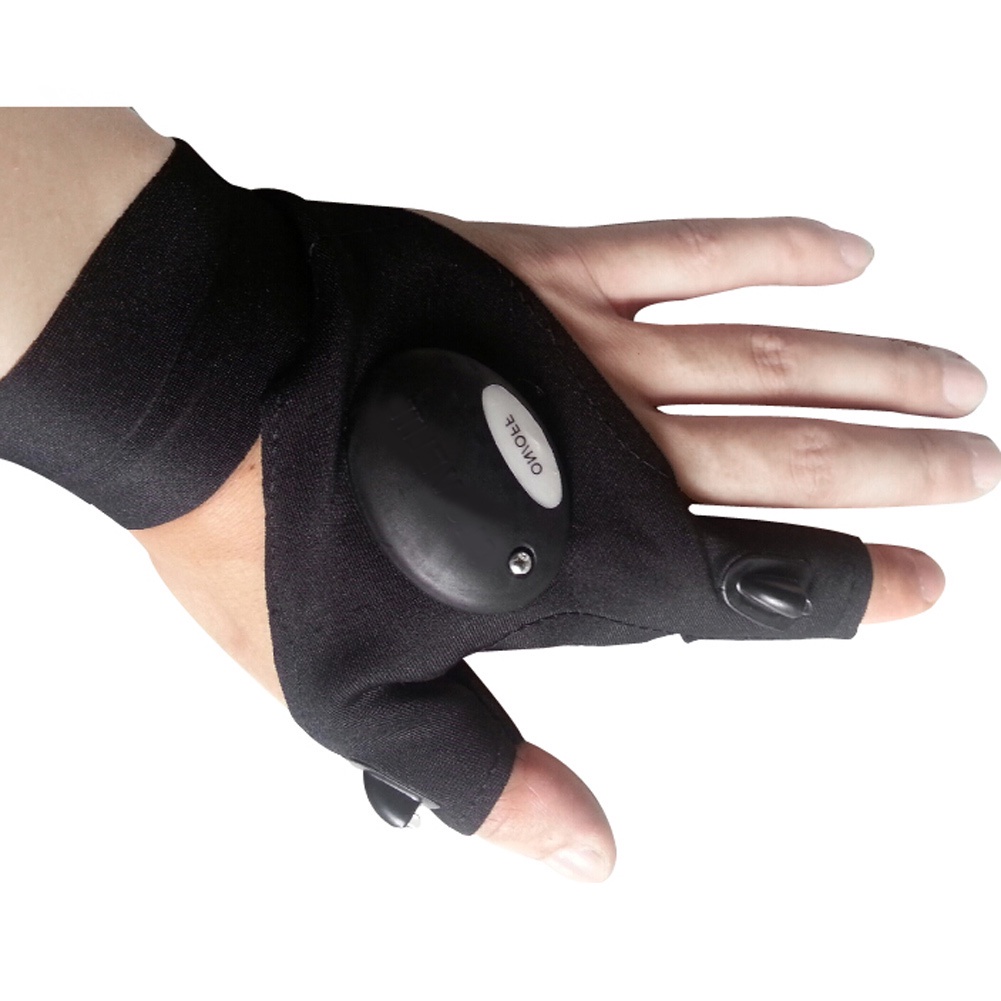 Găng Tay Đèn Pin LED Không Dây Thần Kỳ Dùng Đi Cắm Trại / Leo Núi / Cứu Hộ Hàng Mới JP5