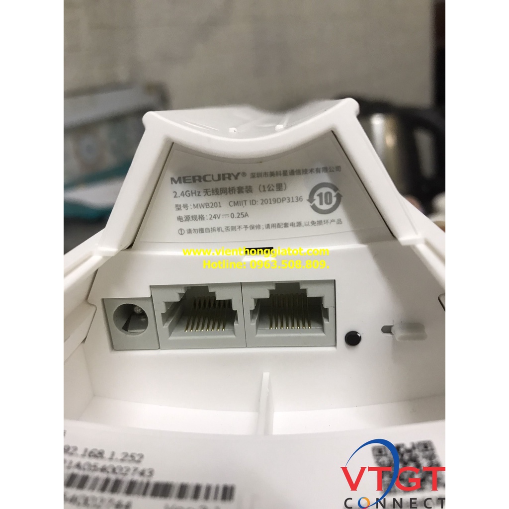 Bộ thu phát Wifi Mercury MWB 201 2.4G tốc độ 300M