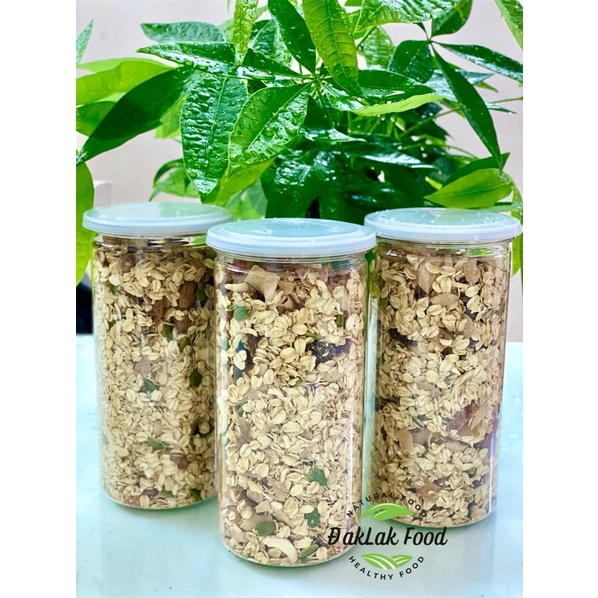 Granola siêu hạt,  ngũ cốc ăn kiêng không đường