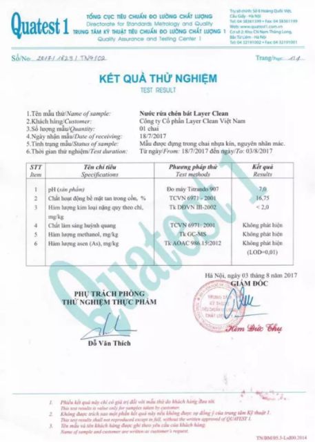 Nước rửa bát hữu cơ Layer Clean hương Quýt 5L - Nước rửa chén hữu cơ hương Quýt Layer Clean 5L