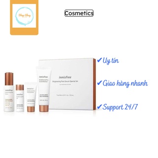 Bộ sản phẩm đặc biệt chăm sóc dưỡng sáng da 3 trong 1 innisfree Brightening Pore Serum Set